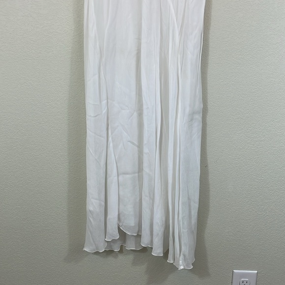 Transit Par-such white chiffon maxi skirt size medium - Picture 3 of 7